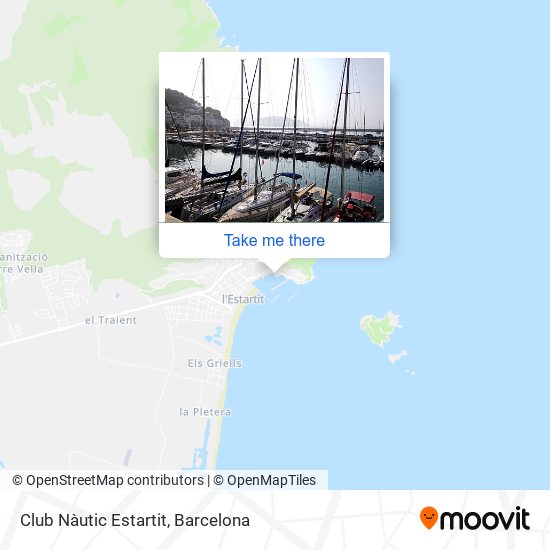 Club Nàutic Estartit map