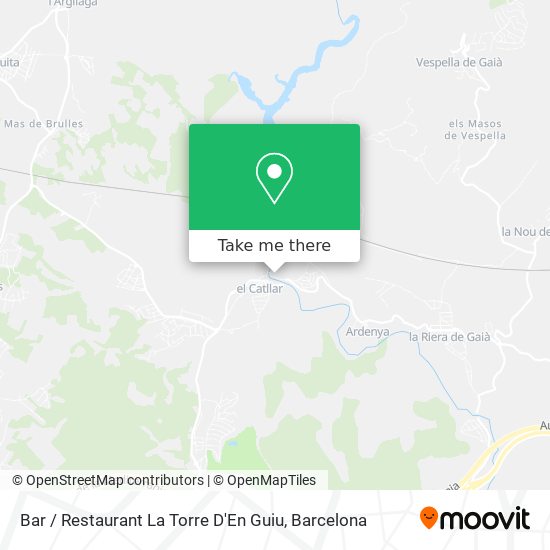 Bar / Restaurant La Torre D'En Guiu map