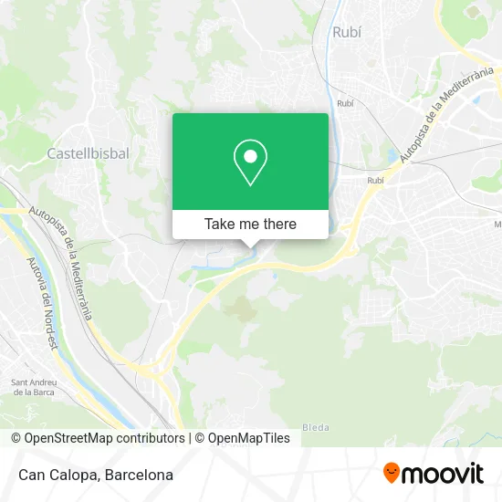 mapa Can Calopa