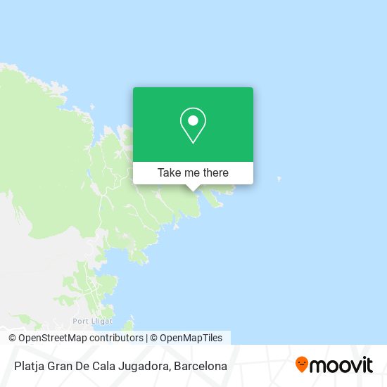 Platja Gran De Cala Jugadora map