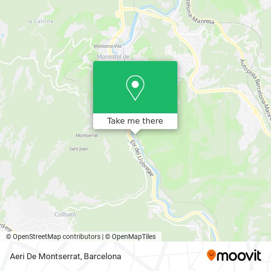 Aeri De Montserrat map