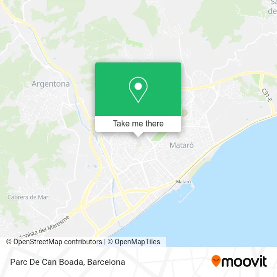 Parc De Can Boada map