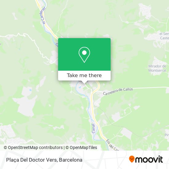 Plaça Del Doctor Vers map