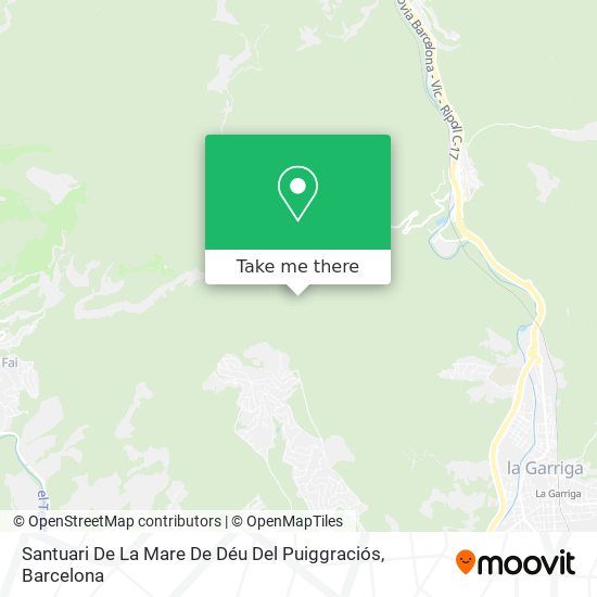 Santuari De La Mare De Déu Del Puiggraciós map
