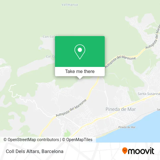 Coll Dels Altars map