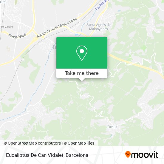 Eucaliptus De Can Vidalet map