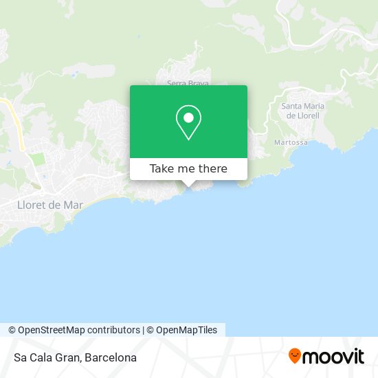 Sa Cala Gran map