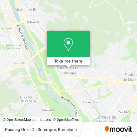 Passeig Onze De Setempre map