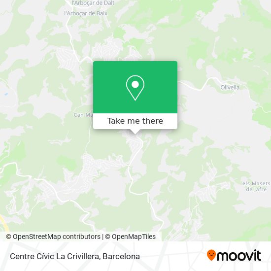 Centre Cívic La Crivillera map