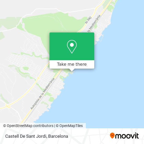 Castell De Sant Jordi map