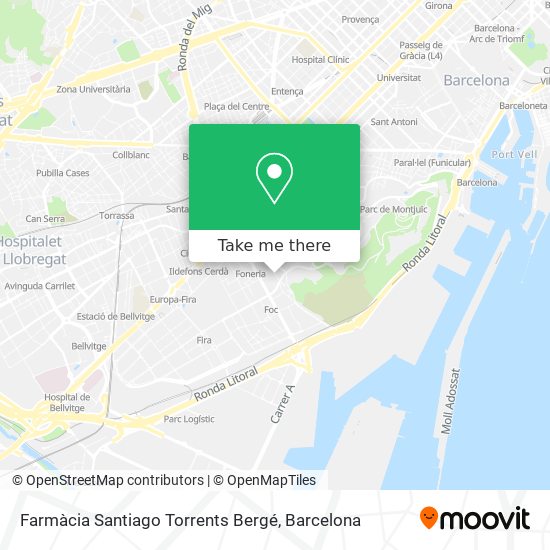 Farmàcia Santiago Torrents Bergé map