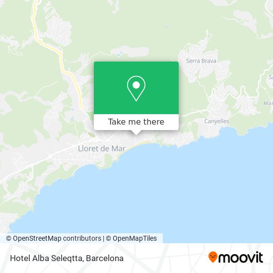 Hotel Alba Seleqtta map