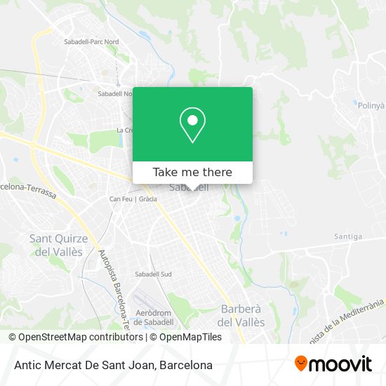 Antic Mercat De Sant Joan map