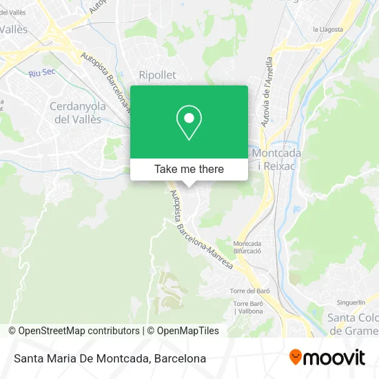 Santa Maria De Montcada map