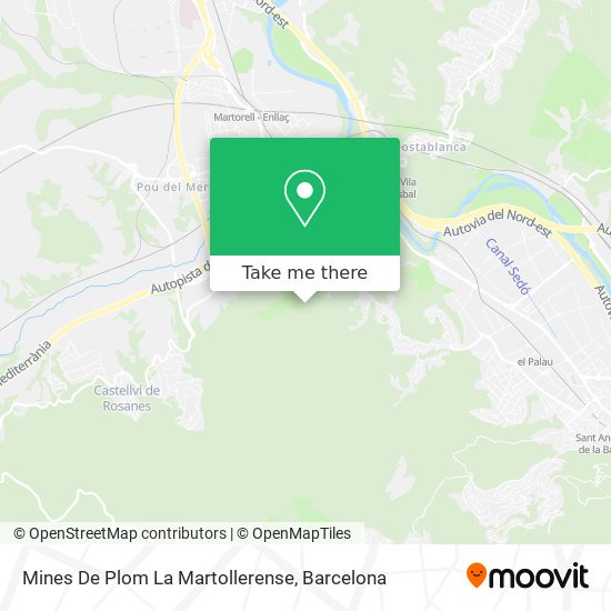 Mines De Plom La Martollerense map
