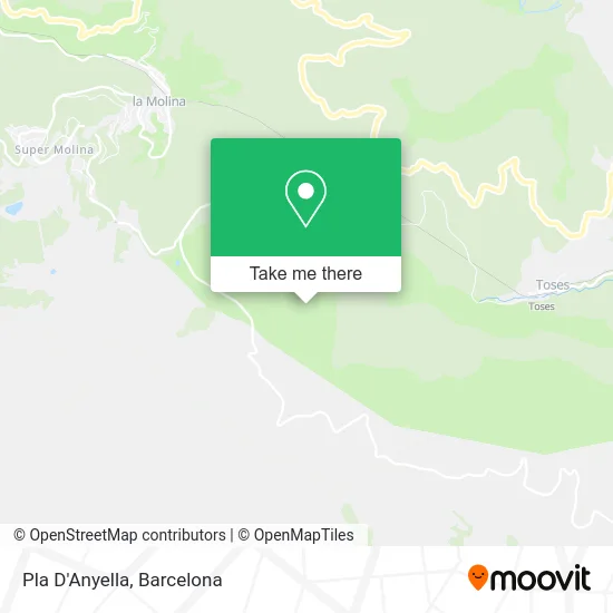 Pla D'Anyella map