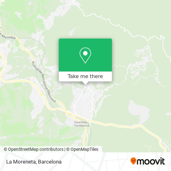 La Moreneta map