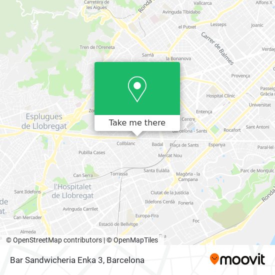 Bar Sandwicheria Enka 3 map
