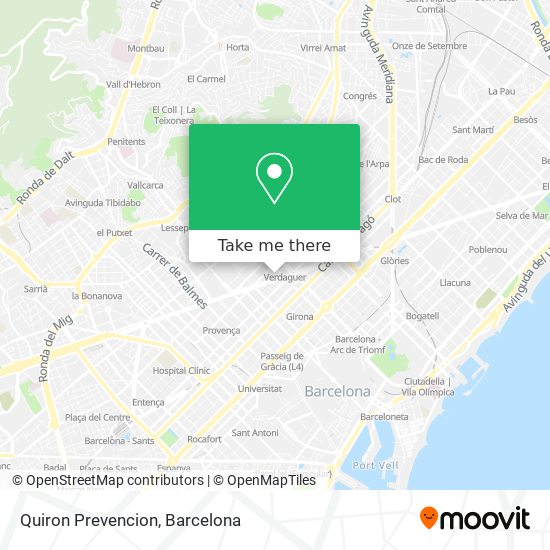 Quiron Prevencion map