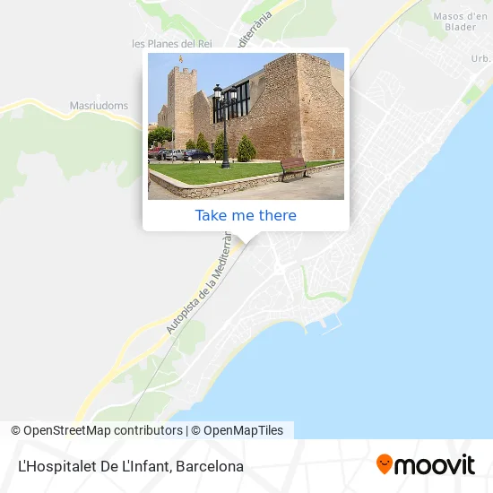 L'Hospitalet De L'Infant map