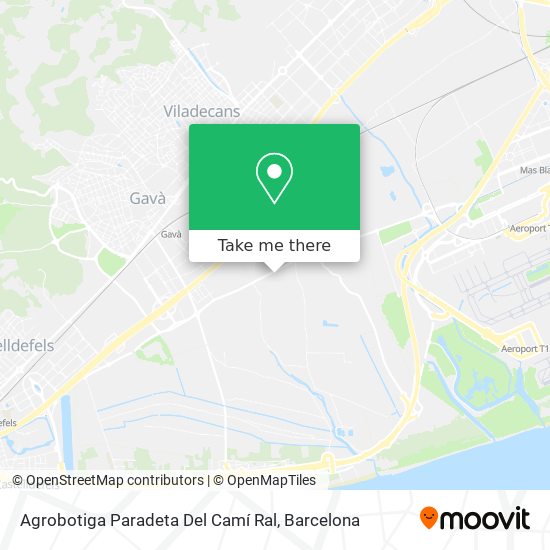 Agrobotiga Paradeta Del Camí Ral map