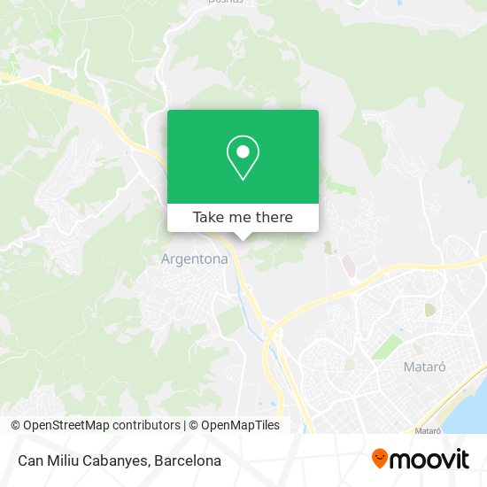 Can Miliu Cabanyes map