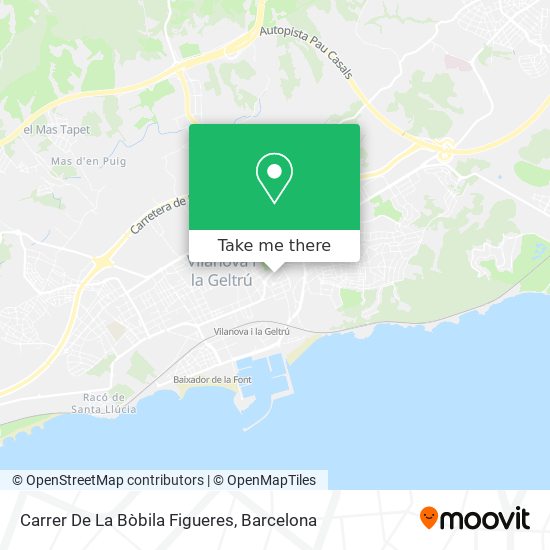 Carrer De La Bòbila Figueres map