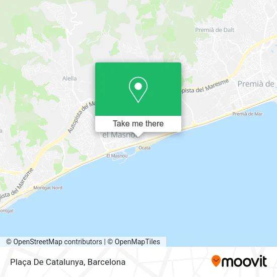 Plaça De Catalunya map