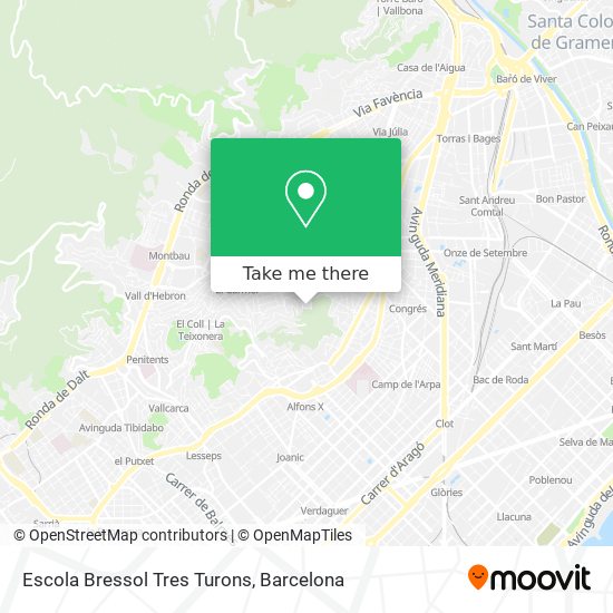 Escola Bressol Tres Turons map