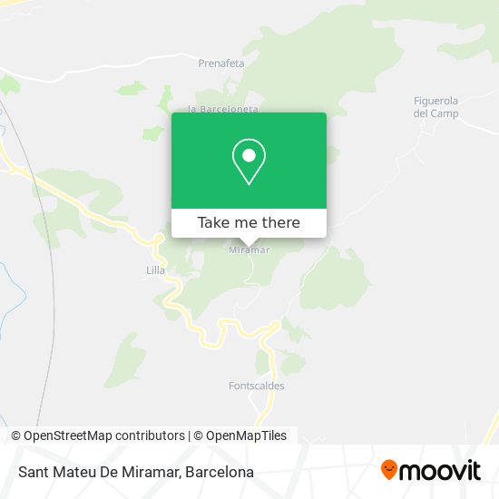 Sant Mateu De Miramar map