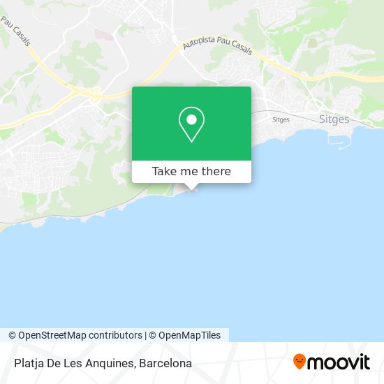 Platja De Les Anquines map