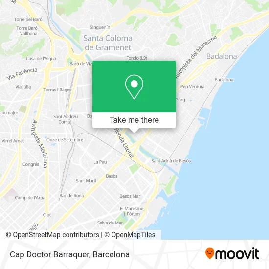 Cap Doctor Barraquer map