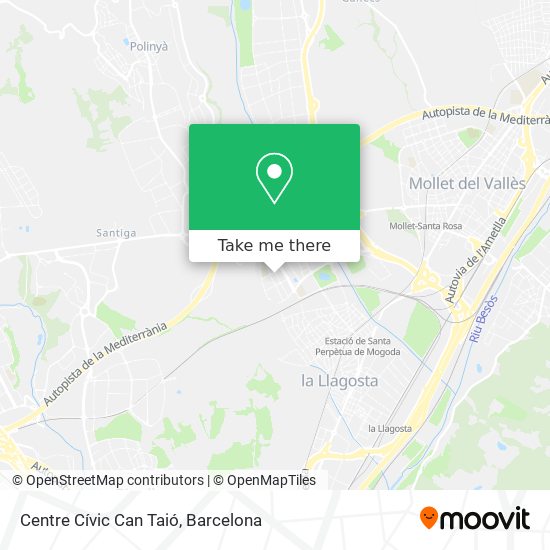Centre Cívic Can Taió map