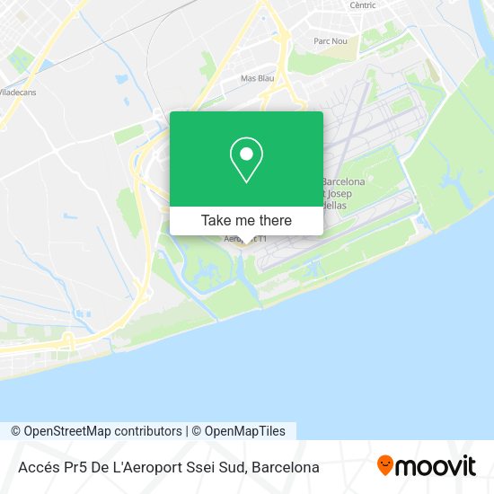 Accés Pr5 De L'Aeroport Ssei Sud map