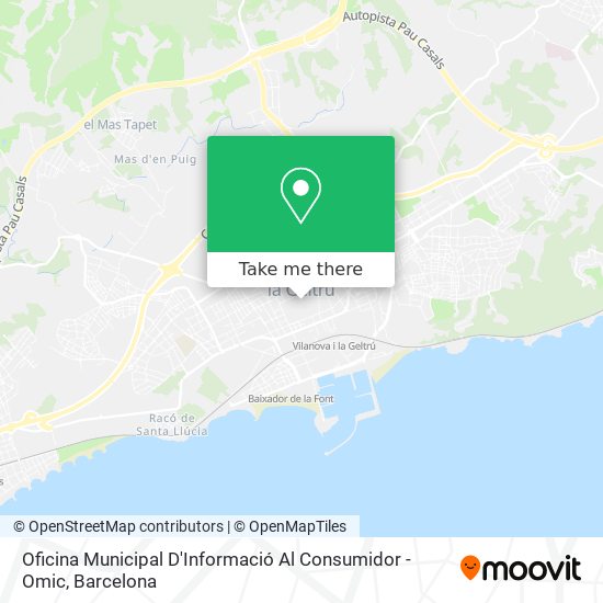 Oficina Municipal D'Informació Al Consumidor - Omic map
