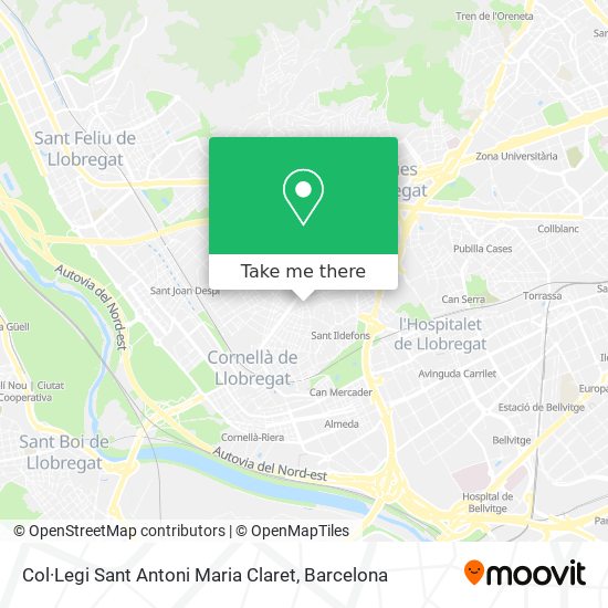 Col·Legi Sant Antoni Maria Claret map