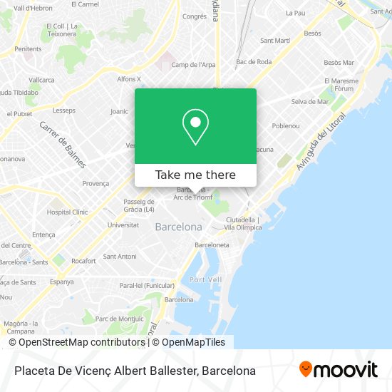 mapa Placeta De Vicenç Albert Ballester