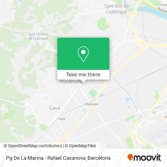 Pg De La Marina - Rafael Casanova map