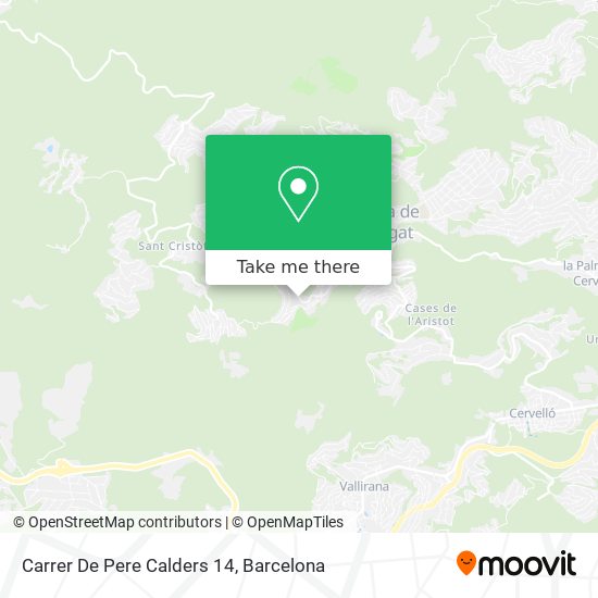 Carrer De Pere Calders 14 map
