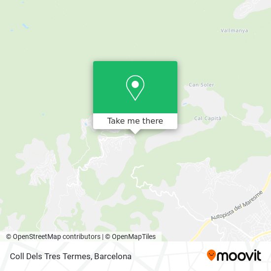 Coll Dels Tres Termes map