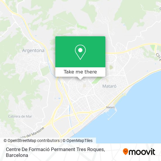 Centre De Formació Permanent Tres Roques map