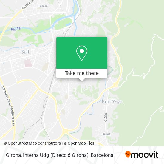 Girona, Interna Udg (Direcció Girona) map