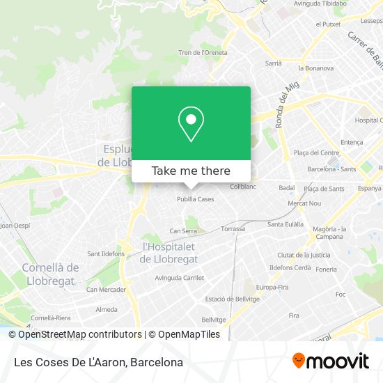 Les Coses De L'Aaron map