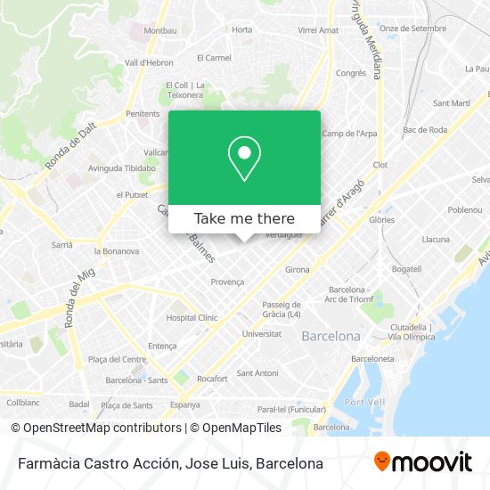 Farmàcia Castro Acción, Jose Luis map