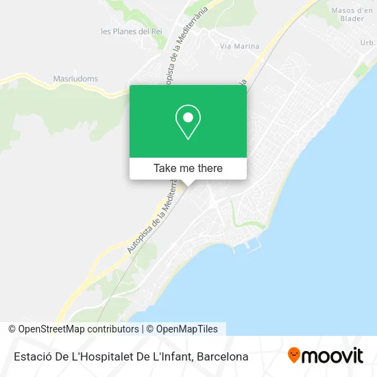 Estació De L'Hospitalet De L'Infant map