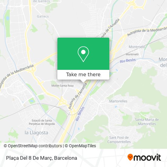 Plaça Del 8 De Març map