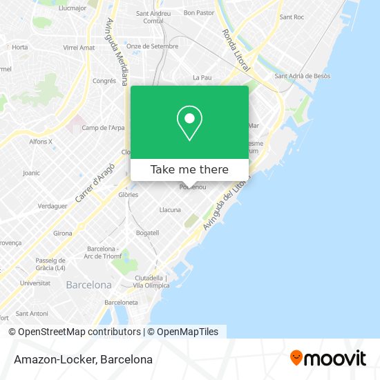 Amazon-Locker map