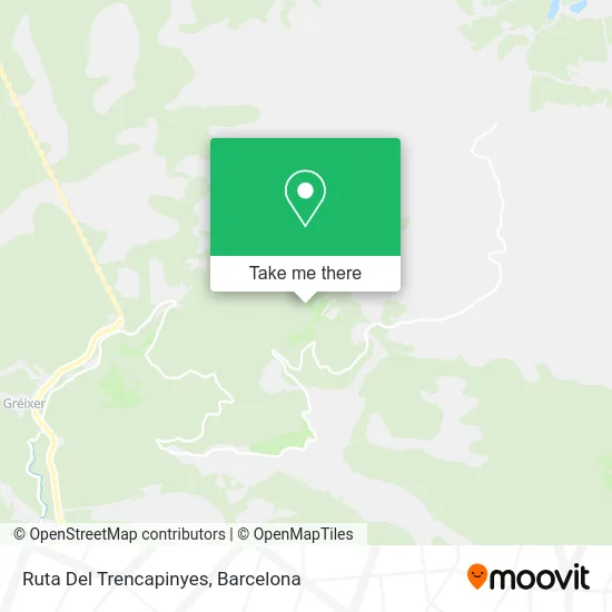 Ruta Del Trencapinyes map