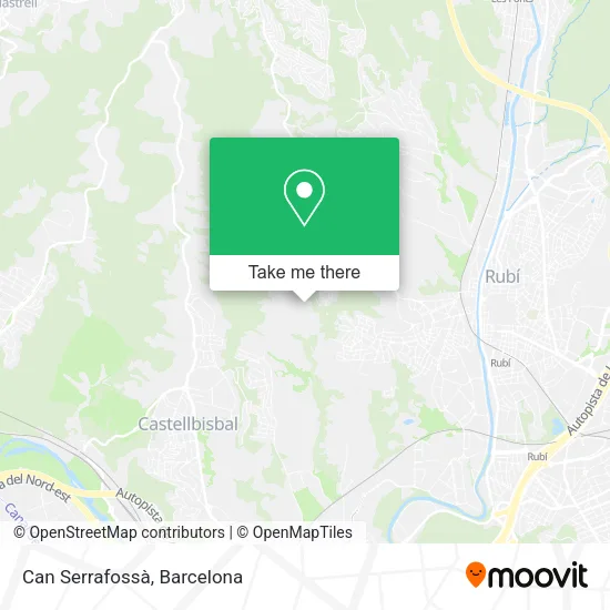 mapa Can Serrafossà