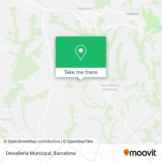 Deixalleria Municipal map